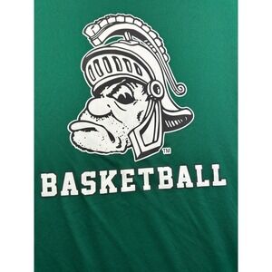Champro Men's Green Spartan Basketball Graphic Performance T-Shirt Size Medium